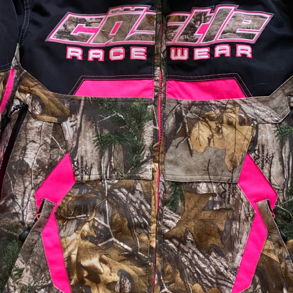 CASTLE:Camo and Pink Race Wear Jacket